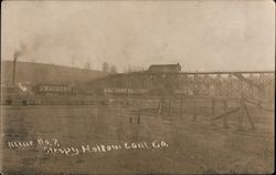 Mine No. 7 Sleepy Hollow Coal Company Postcard