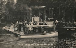 Nunn's Inn Dock on Cranberry Lake New York Postcard Postcard Postcard