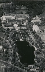 Bird's Eye View of The Cleveland Museum of Art & Fine Arts Garden Postcard