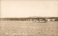 View of Rangeley, ME Postcard