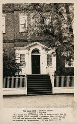 The Chase Home with Colonial Doorway Postcard