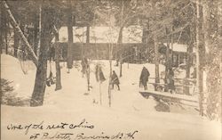 One of the Rest Cabins at Pecketts Franconia, NH Postcard Postcard Postcard