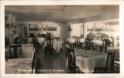 Dining Room, Peckett's on Sugar Hill Postcard