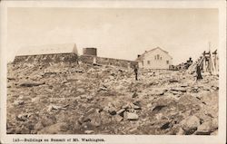 Buildings on Summit of Mt. Washington Postcard