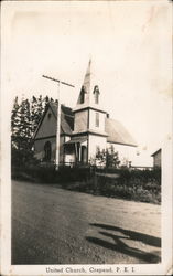 United Church, Crapaud, Prince Edward Island Postcard