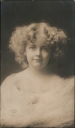 Photography of a young girl Postcard