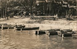 Bathing Beach, Palmer Park, Lake Pleasant Postcard