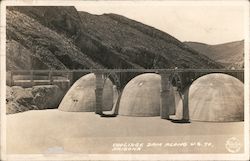 Coolidge Dam along U.S. 70 Postcard