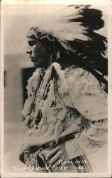 Young Indian Chief Postcard