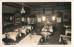 The Dining Room at the Hotel de Paris Postcard