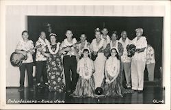 Entertainers at the Kona Inn Postcard