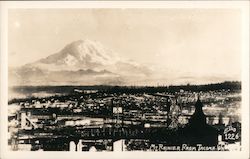 Mt. Rainier from Tacoma Postcard