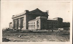 Union Station Under Construction Postcard
