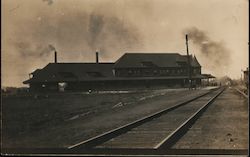 Union Depot Railroad Station Postcard