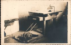 Home-made Electric Table Saw Postcard