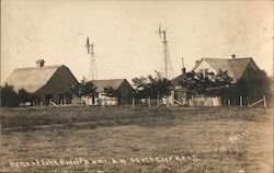 Home of John Rudolph, Six Miles Northwest of Scott City Postcard