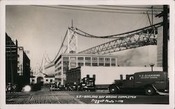 Oakland Bay Bridge Completed San Francisco, CA Piggott Postcard Postcard Postcard