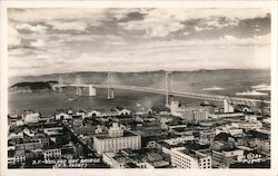 Oakland Bay Bridge San Francisco, CA Piggott Postcard Postcard Postcard