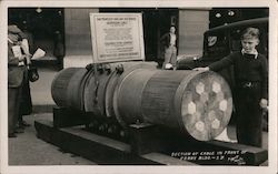 Section of Bridge Cable in Front of Ferry Building Postcard