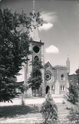 Exterior View of Our Lady of Perpetual Help Church Postcard