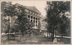 Front Entrance of the Sanitarium Battle Creek, MI Postcard Postcard Postcard