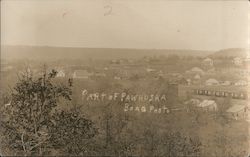 Aerial View of Town Postcard