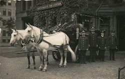 North Main St. Fire Station Postcard