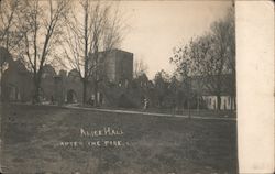 Alice Hall After the Fire Postcard