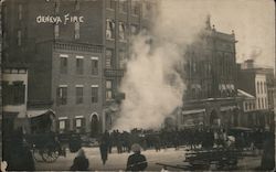 Geneva Fire New York Postcard Postcard Postcard