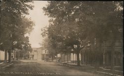 Railroad Street Looking West Postcard