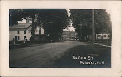 Salina Street Pulaski, NY Postcard Postcard Postcard