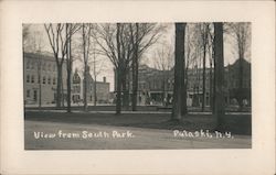 View from South Park Pulaski, NY Postcard Postcard Postcard