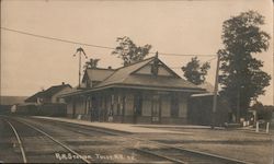 R.R. Station Postcard