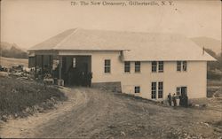 The New Creamery Gilbertsville, NY Postcard Postcard Postcard