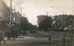 Main Street looking South Newark, NY Postcard Postcard Postcard