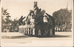 Statue of Liberty themed Parade Float Postcard
