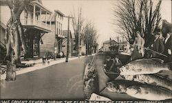 “We Caught Several During The Flood” Postcard