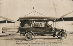 Mack Truck, Pennsylvania Railroad Berwick Store Co. Postcard
