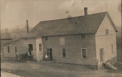 Dairy Farm, Barn, Milk Cans Postcard