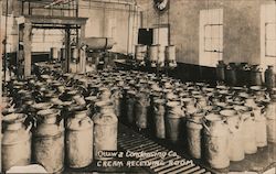 Ottawa Condensing Company Cream Receiving Room Postcard