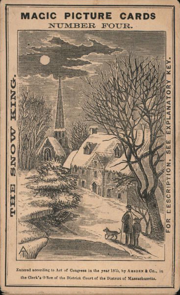 Magic Picture Cards - Number Four Trade Cards