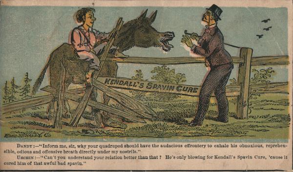 Kendall's Spavin Cure Trade Cards