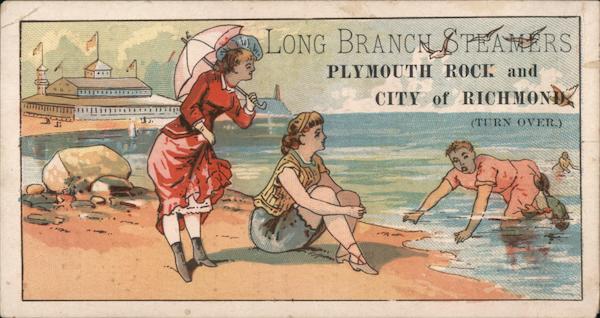 Women on the Beach - Long Branch Steamers New Jersey