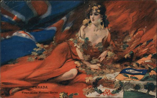 Canada - Flags of the Nations Series Artist Signed