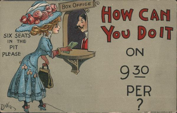 Box Office - Six Seats In The Pit Please DWIG