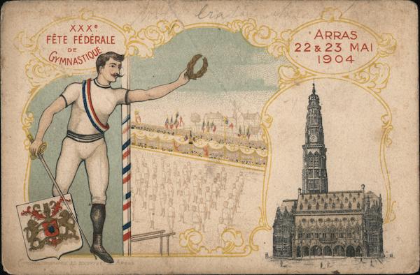 Fête Féderale de Gymnastique - Arras 22 & 23 Mai 1904 Italy