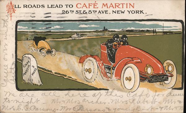 All Roads Lead to Cafe Martin New York City