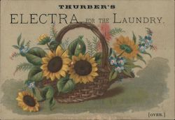 Thurber's Electra for the Laundry Trade Cards Trade Card Trade Card Trade Card