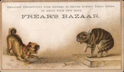 Frerar's Bazaar Summer Dress Goods Trade Card