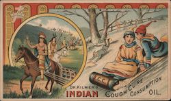 Dr. Kilmer's Indian - Cough Cure Consumption Oil Trade Card